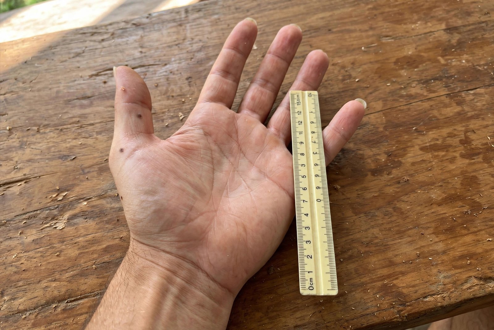 How to measure your 2D:4D finger length ratio