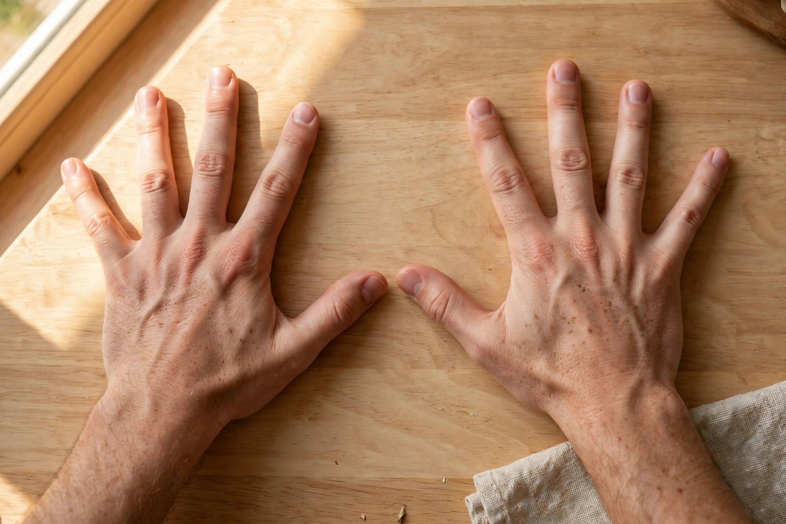 Hand stretching exercise